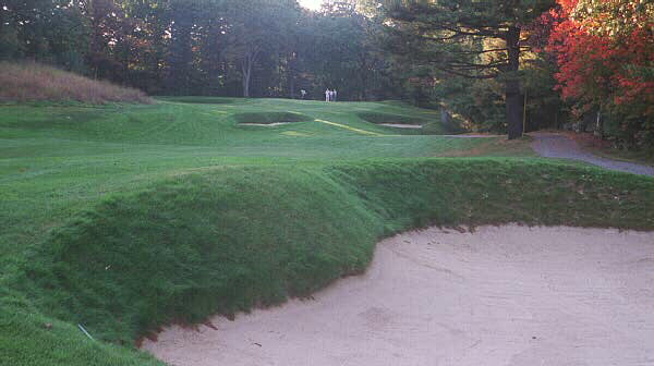 The 13th at Salem is capped off by what some consider to be Rosss single finest green.